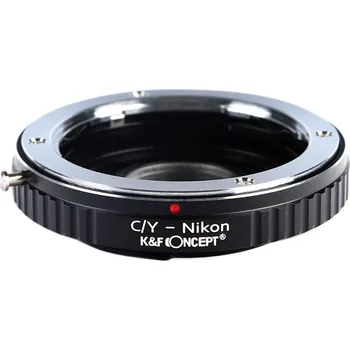 Redukce s optickým členem K&F Concept z objektivu Contax Yashica na Nikon (Umožní nasadit objektiv s bajonetem CY na fotoaparáty Nikon)