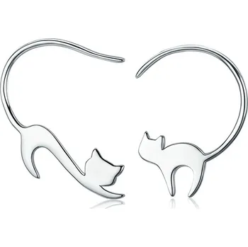 Náušnice Elenys stříbrné náušnice Kočičky