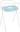 Bébé-jou Click kovový stojan na vaničku 98 cm, Dream Blue
