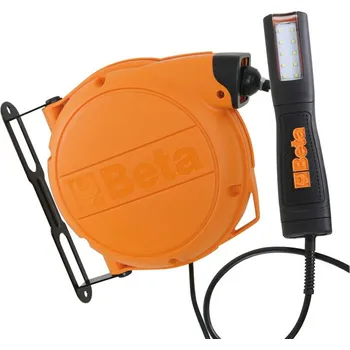 Rybářský naviják AUTOMAT. NAVIJÁK S INSP. L. LED 100-240VAC (Automatický naviják kabelů s inspekční LED lampou, 230 Vac)