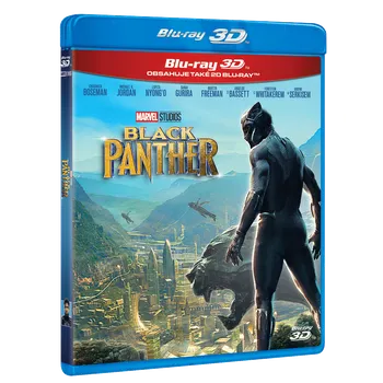 Blu-ray film Blu-ray Black Panther 2D + 3D (2018) 2 disky