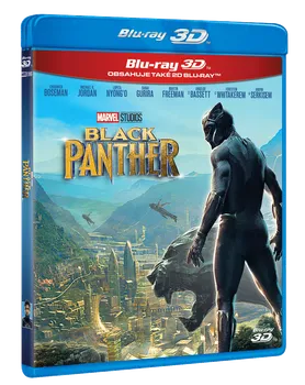 Blu-ray film Blu-ray Black Panther 2D + 3D (2018) 2 disky
