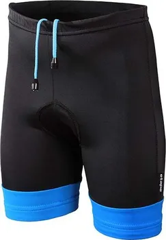 cyklistické kraťasy Etape Junior dětské kalhoty s vložkou černé/modré