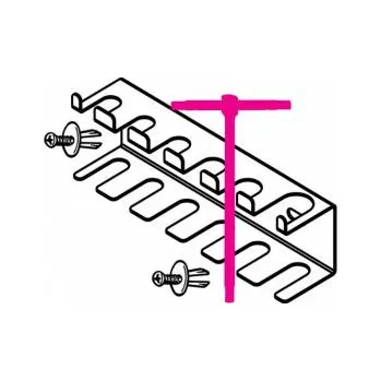 ÚCHYT NA KLÍČE SERIE S951 - Háčky na nářadí pro kovovou desku BETA PV1