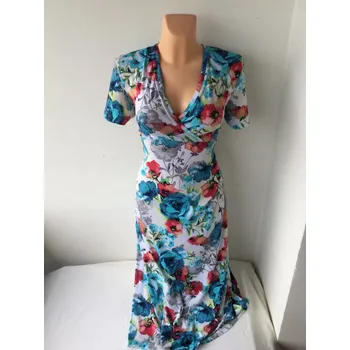 Dámské šaty Šaty XENAX, Barva Světle modrá, Velikost M 38 , Materiál 96% Viskoza 4% Lycra