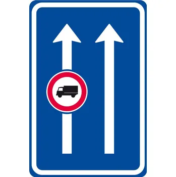 Dopravní značka Dopravní značka IP21 - Omezení v jízdním pruhu