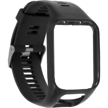 Příslušenství k chytrým hodinkám eses Silikonový řemínek pro TomTom - Černý