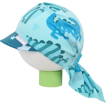 Šátek tyrkysový pirátský šátek s dinosaury