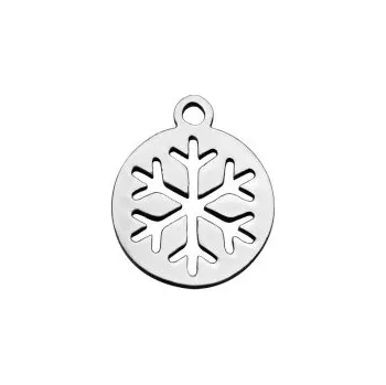 Přívěsek Přívěsek vločka 14x12mm chirurgická ocel