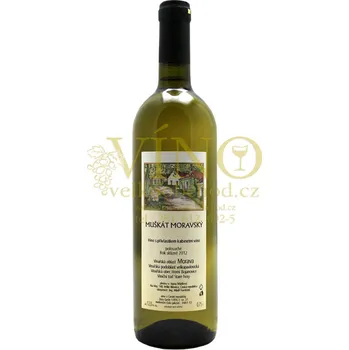 Víno František Mádl vinařství Mádl František Muškát moravský 2016 kabinet 0,75 l polosuché bílé víno