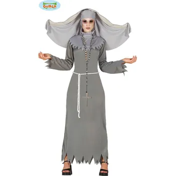 Karnevalový kostým Guirca Fiestas Španělsko Ďábelská jeptiška - kostým varianta: 38-40