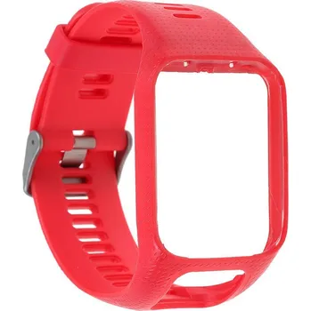 Příslušenství k chytrým hodinkám eses Silikonový řemínek pro TomTom - Červený