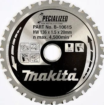 Pilový kotouč Makita B-10615 136 x 20 mm 30 zubů