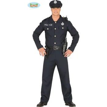 Karnevalový kostým Guirca Fiestas Španělsko Kostým policisty - POLICE varianta: M 48 - 50