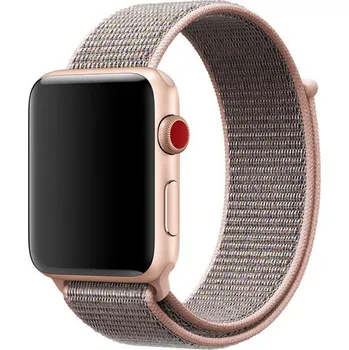 Příslušenství k chytrým hodinkám eses Nylonový řemínek pro Apple Watch - Růžový 38mm, 40mm, 41mm