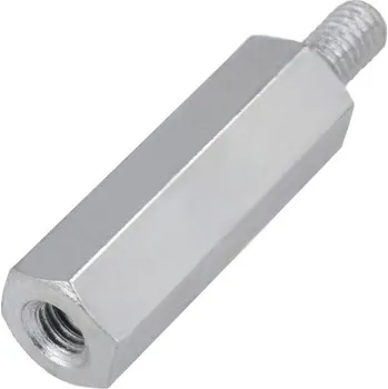 Matice DREMEC Distanční sloupek Vnit.závit: M4 25mm Vněj.závit: M4 Klíč:7mm