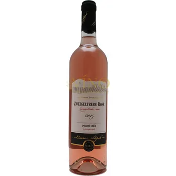 Víno Carkov Wines Vinařství Carkov Císařův Sklípek Zweigeltrebe rosé 2017 pozdní sběr 0,75 l polosuché bílé víno
