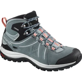Dámská treková obuv Salomon Ellipse 2 Mid LTR GTX W Lead/Stormy Weather/Coral Almond