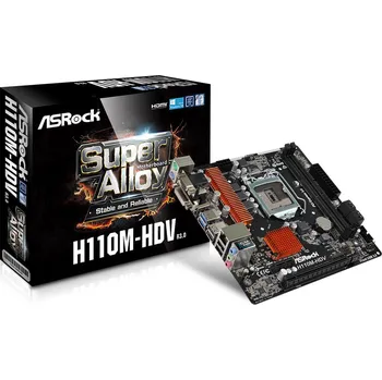 Základní deska Recenze ASRock H110M-HDV (H110M-HDV)