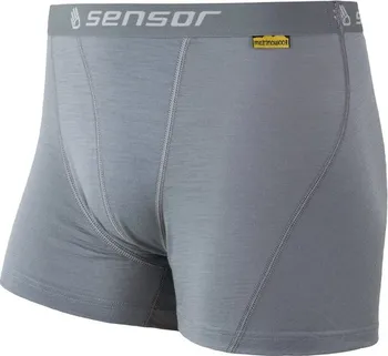 Boxerky Sensor Merino Active trenky světle šedé