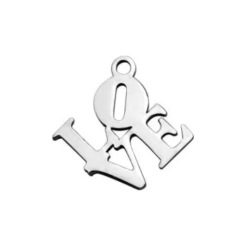 Přívěsek Přívěsek love 13x13mm chirurgická ocel