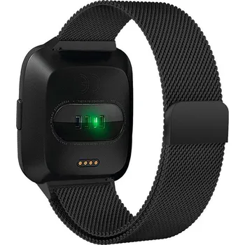 Ostatní příslušenství k chytrým hodinkám eses Milánský tah pro Fitbit Versa - Velikost L, černý