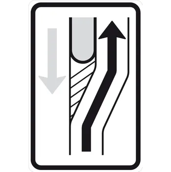 Dopravní značka Dopravní značka IS10c - Návěst změny směru jízdy