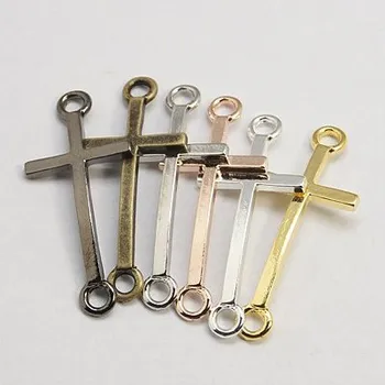 Přívěsek Přívěsek, mezidíl křížek L3735, Barva Světle měděná L3735