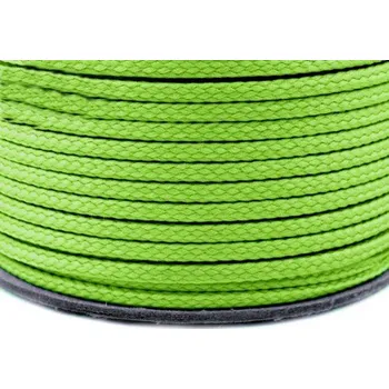 Provaz polyesterový,šňůra 2mm, zelená , galanterie, metráž