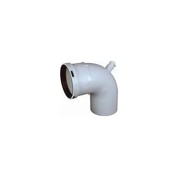 Kouřovod odkouření kondenzační Regulus - koleno 90° s odběrem - 80mm (7652)