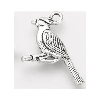 Přívěsek Přívěsek pták 25x20mm