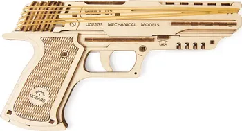 Dřevěná hračka UGEARS Wolf-01 model pistole