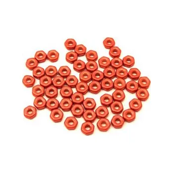 Dětské navlékací korálky Aureliox červená 5g