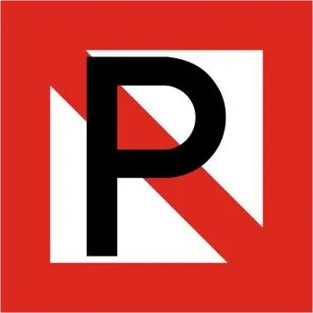 Dopravní značka Plavební znak A5 - Zákaz stání (na kotvě nebo vyvazování na břehu)