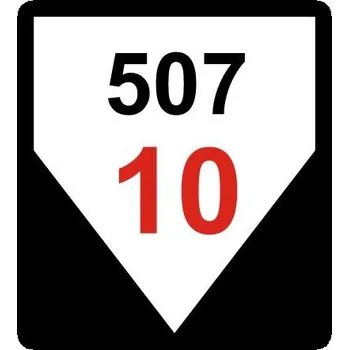 Dopravní značka Železniční značka - Sklon K - klesání