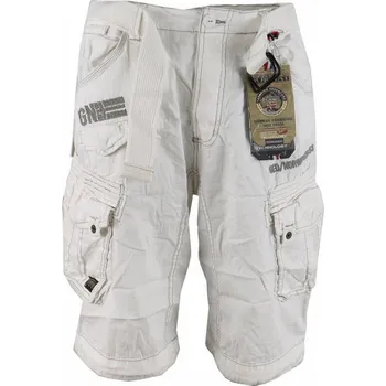 Pánské kraťasy Geographical Norway Panoramique bílé