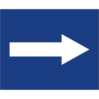 Dopravní značka Plavební znak D3 - Doporučuje se plout ve směru šipky