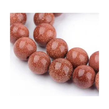 Korálek Zlatý živec 8mm (6ks)