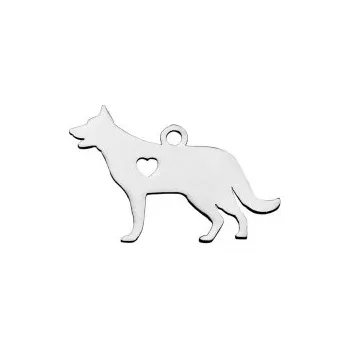 Přívěsek Přívěsek pes 23x15mm chirurgická ocel