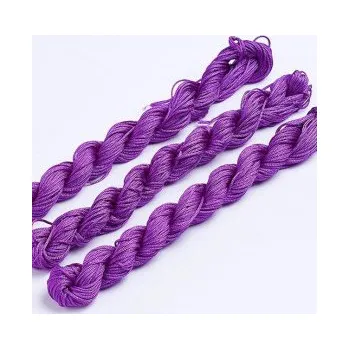 Korálek Nylonová šňůra sytě fialová 1,0mm (5m)