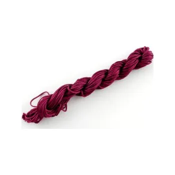 Korálek Nylonová šňůra bordová 1,0mm (5m)