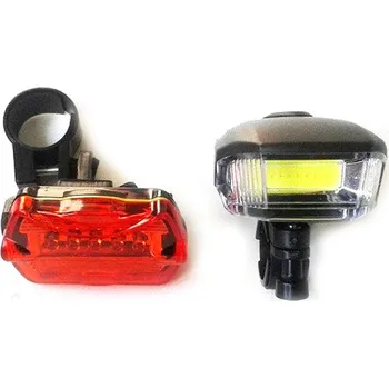 Cyklosvítilna Sada LED světel na kolo přední i zadní