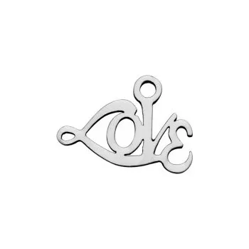 Přívěsek Přívěsek love 14x10mm chirurgická ocel