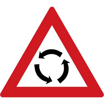 Dopravní značka Dopravní značka A4 - Pozor, kruhový objezd