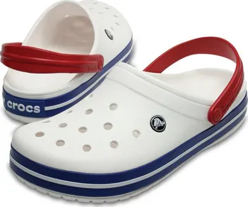 Dámské pantofle Crocs Crocband Clog white/blue