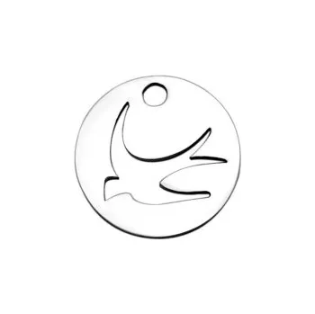 Přívěsek Přívěsek vlaštovka 12x12mm chirurgická ocel