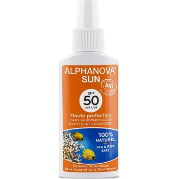 Přípravek na opalování Alphanova Opalovací krém ve spreji SPF 50 125 g