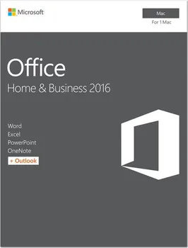 Microsoft Office pro Mac 2016  pro domácnosti a podnikatele ENG