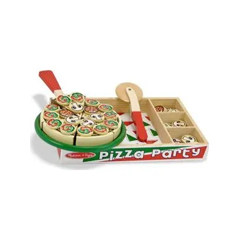 Dřevěná hračka MELISSA & DOUG - DŘEVĚNÁ PIZZA