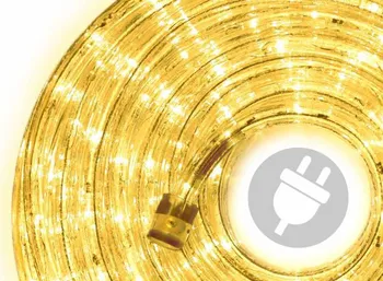 Vánoční osvětlení Nexos Trading LED světelný kabel 20 m 480 diod žlutý